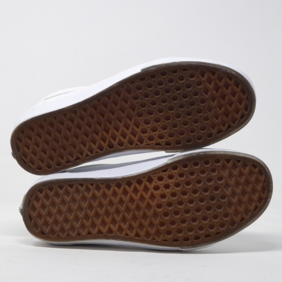 Vans Women Sneakers True White Leather Old Skool Low Top 6.5 Mens / 8 Womens - Picture 6 of 9